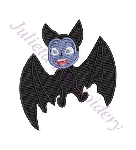 Vampirina Bat Fill Embroidery Design 02 - INSTANT DOWNLOAD | Embroidery designs, Embroidery ...