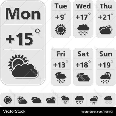 Weather Forecast Clipart Black And White