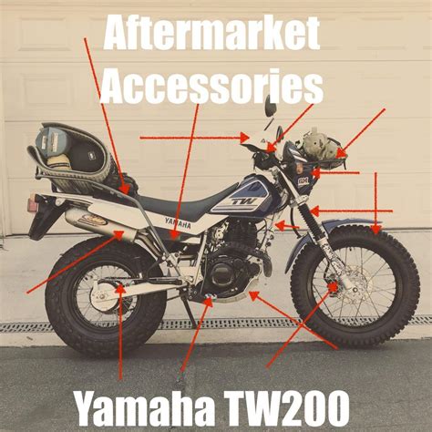 2021 yamaha tw200 accessories - vanlifewithadog