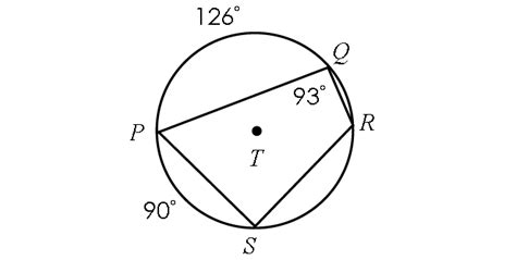 Inscribed Quadrilaterals Worksheet