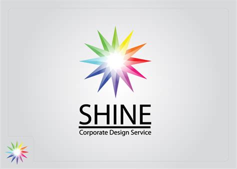 The Shine Logo Design on Behance