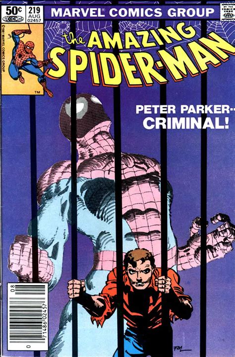 Amazing Spider-man #219 - Frank Miller cover - Pencil Ink