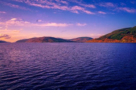 HD wallpaper: loch ness, united kingdom, sunset, landscape, lake, water, mountain | Wallpaper Flare