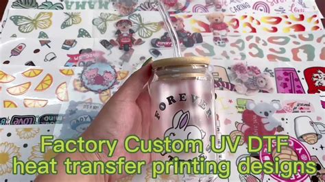 Factory Wholesale Popular Uv Dtf Cup Wrap Transfers 20oz 16oz Puff ...