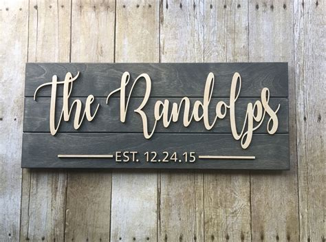 Pallet Sign, Family Name Established Sign, Custom Wood Sign, Wedding Sign, Personalized Wedding ...