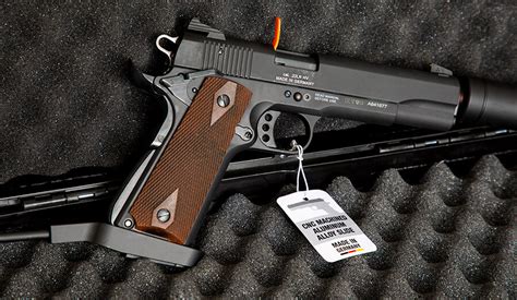 GSG 1911 .22lr Long Barrel Pistol Black - Guntraderuk