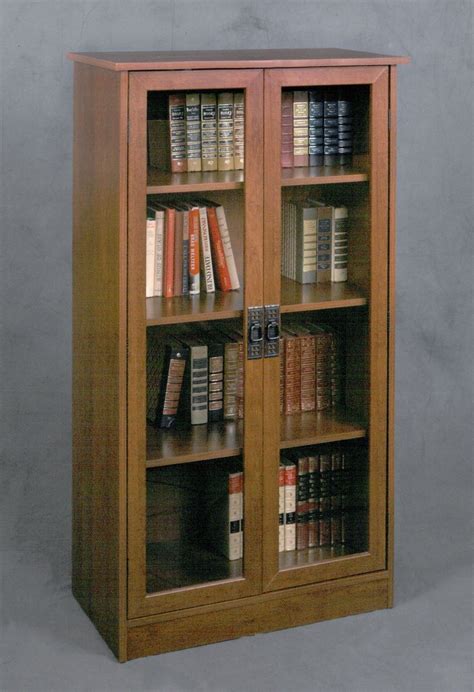 Cherry Bookcase With Doors - Ideas on Foter