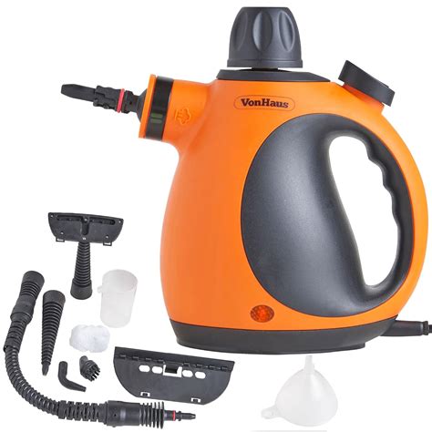 VonHaus Hand Held Portable Electric Steam Cleaner Steamer & Accessories ...