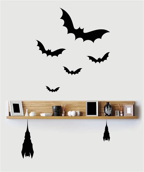 Bat wall decals Halloween decorations Halloween wall decals | Etsy