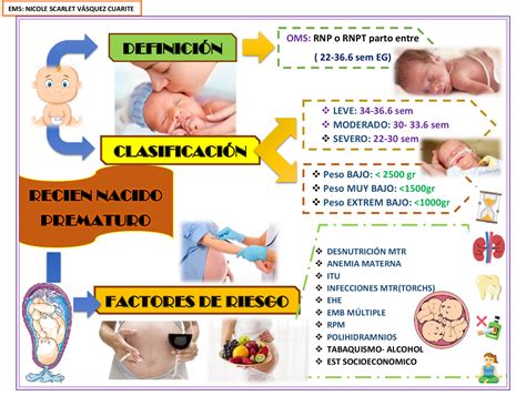 Recién nacido prematuro | Esquemas y mapas conceptuales de Neonatología | Docsity