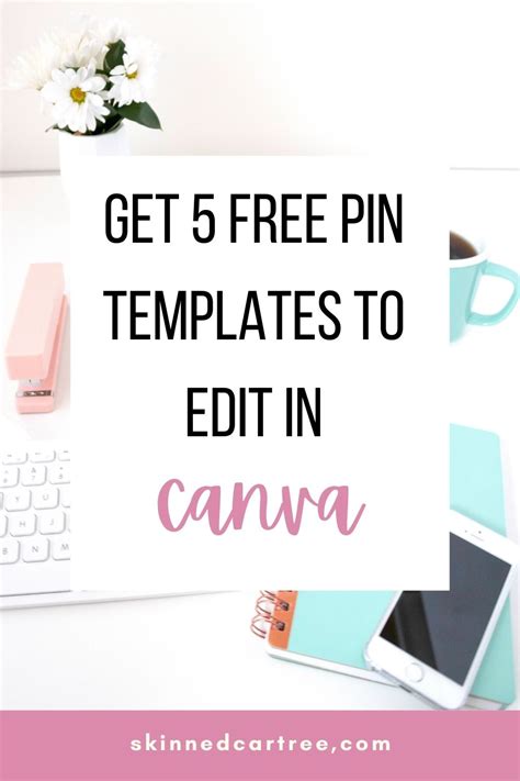 5 Free Pin Templates + why you should use Pinterest templates