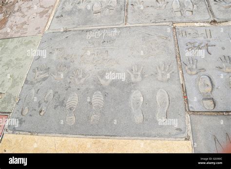 Handprint, And, Signature ,TCL, Chinese, Theatre, actor, america ...