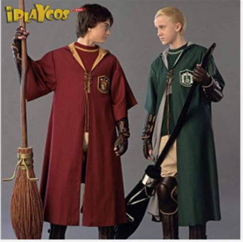 Adults Hogwarts Gryffindor Slytherin Quidditch Uniform Robes Halloween Costume | eBay