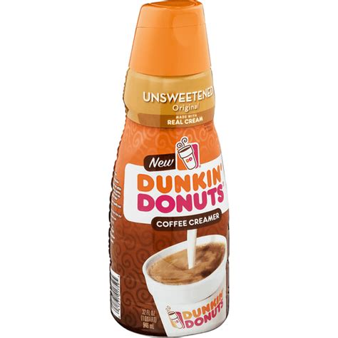 Dunkin' Donuts Coffee Creamer Unsweetened | Creamers | Market Basket