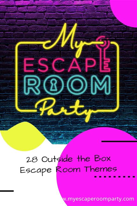 28 Outside the Box Escape Room Themes in 2021 | Escape room themes, Escape room, Escape game