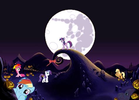 Ponies in Halloween Town? by TomA62975 on DeviantArt