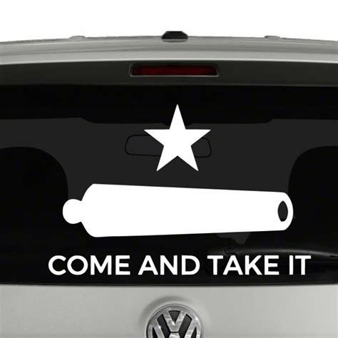 Gonzales Flag Come And Take It Patriotic Vinyl Decal Sticker