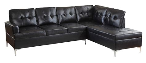 modern black leather couch - Home Furniture Design