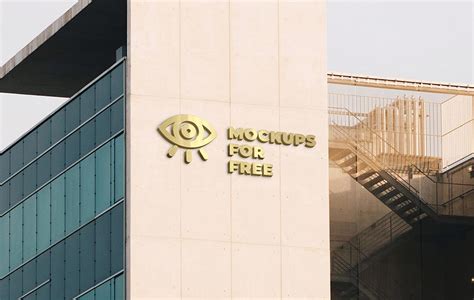 Free Building Logo Mockup | Mockuptree