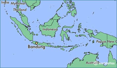 Where is Bandung, Indonesia? / Bandung, West Java Map - WorldAtlas.com