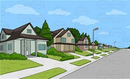 Cartoon Neighborhood Street Clip Art - Bing images in 2021 | Nice ...