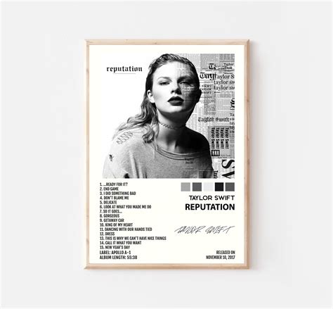 Taylor Swift Reputation Poster Room A4 Poster Room Po - vrogue.co