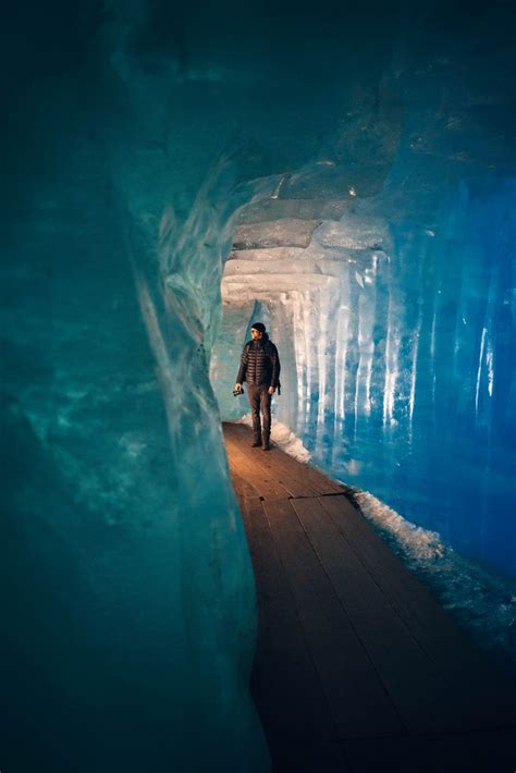 Ice Cave Rhone Glacier, Switzerland