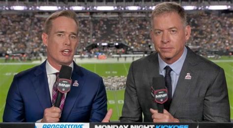 Joe Buck & Troy Aikman Throw Jabs At Each Other On MNF