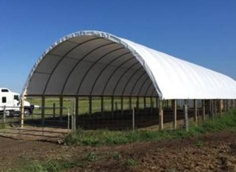 Hoop buildings for equipment, vehicle, and agricultural storage