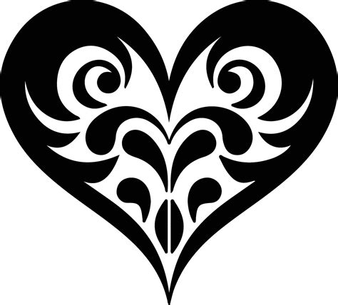 Heart icon black silhouette 38491188 Vector Art at Vecteezy