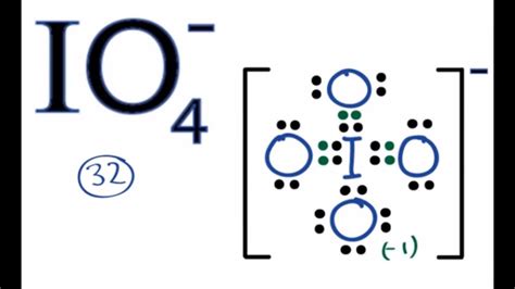 IO4- Lewis Structure: How to Draw the Lewis Structure for IO4 - - YouTube