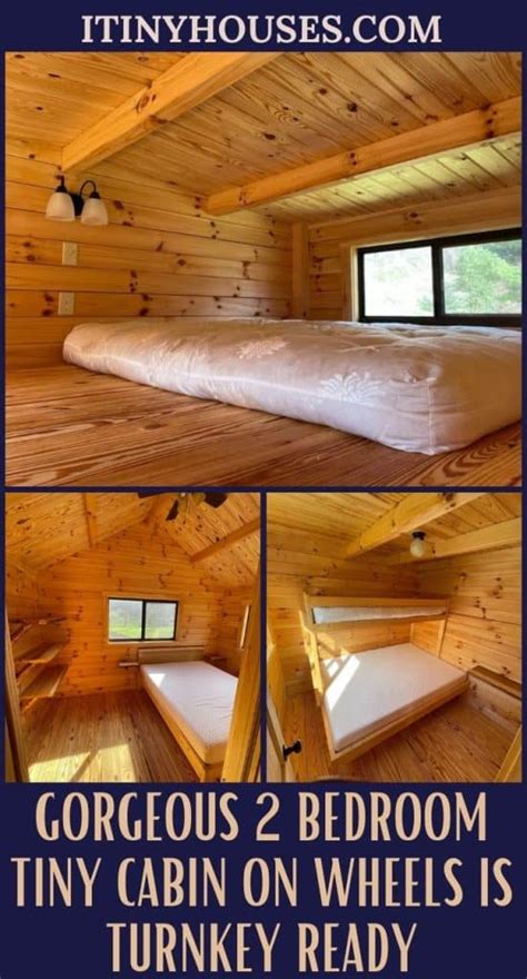 Gorgeous 2 Bedroom Tiny Cabin On Wheels Is Turnkey Ready - Tiny Houses