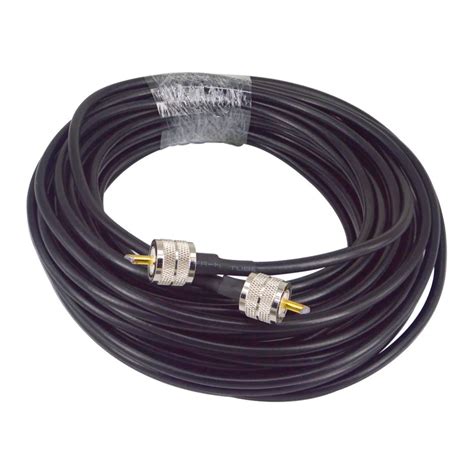 RG8X Coax Coaxial Antenna 15M 10M Cable UHF Male to UHF Male Connectors 50 OHM Jumpers Amateur ...