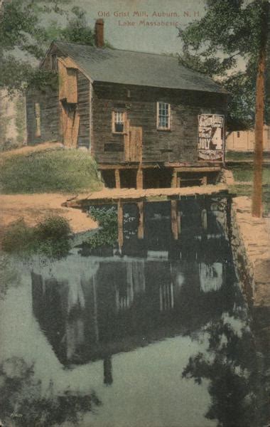 Old Grist Mill Auburn, NH Postcard