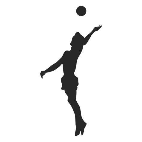 Volleyball Spike Silhouette PNG & SVG Design For T-Shirts