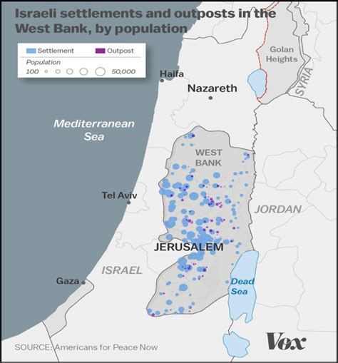 Map showing the growth of the Israeli settlements in the Occupied West... | Download Scientific ...
