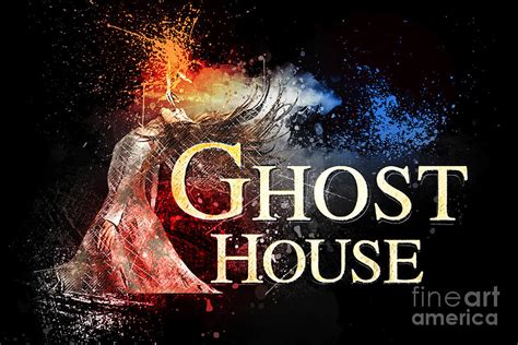 Movie Ghost House Digital Art by Carrie Stanton - Fine Art America