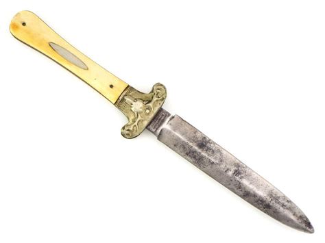 Antique American Civil War Officers Dirk Dagger Bowie Knife Rare ...