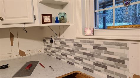 How To: Peel and Stick Backsplash - My Repurposed Life®