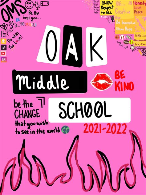 Oak Yearbook Cover Submissions | Oak Middle School