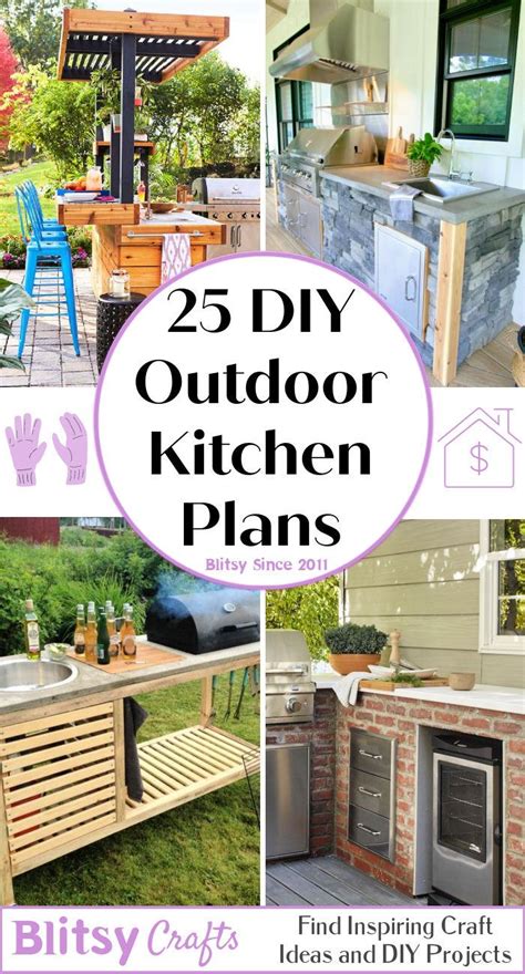 25 Free DIY Outdoor Kitchen Ideas (100% Free Plans) - Blitsy