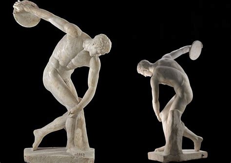 Marble Discobolus statue | AongKing Sculpture