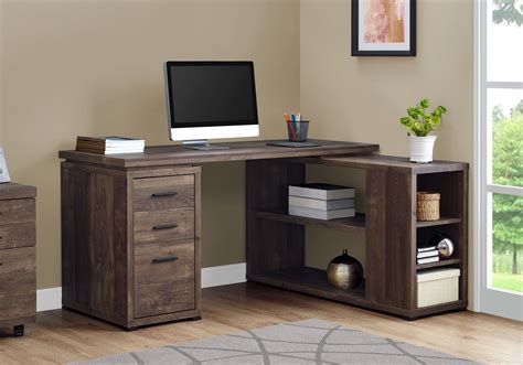 Computer Desk / Home Office / Corner / Left / Right Set-Up / Storage ...