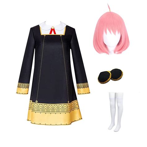 Buy Anya Forger Cosplay Costume Yor Forger Costume Dress Loid Forger ...