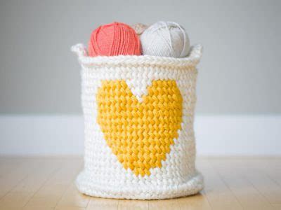 Crochet Heart Basket – Share a Pattern