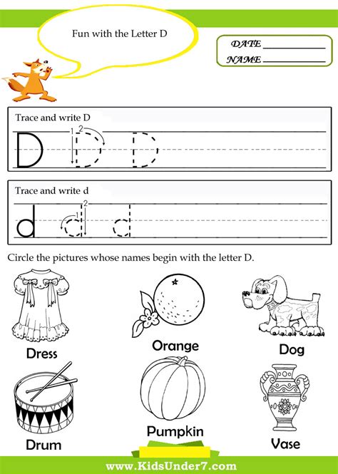 26 learner friendly letter d worksheets kittybabylovecom - letter d crafts for preschool ...