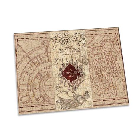 Harry Potter Jigsaw Puzzle Marauder's Map • Yiassu.com