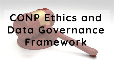 Ethics & Governance – the Canadian Open Neuroscience Platform