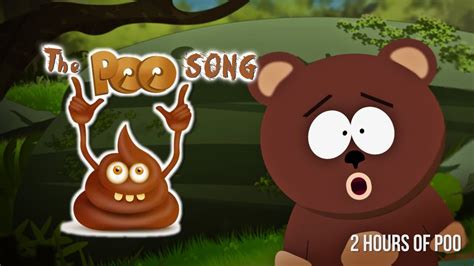 THE POO SONG | 2 Hours - Nursery Rhyme **kids Song** Sing Along Lyrics - YouTube