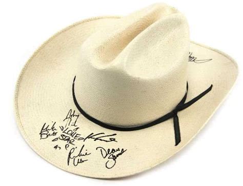 TOBY KEITH & LONE STAR AUTOGRAPHED COWBOY HAT